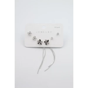 ieg™ Çoklu Set Küpe - Gümüş