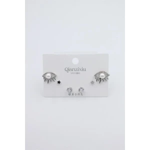 ieg™ Çoklu Set Küpe - Gümüş