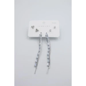 ieg™ Çoklu Set Küpe - Gümüş