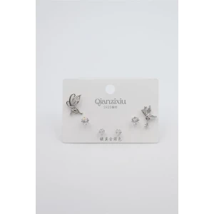 ieg™ Çoklu Set Küpe - Gümüş