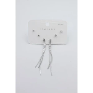 İEG Çoklu Set Küpe - Gümüş