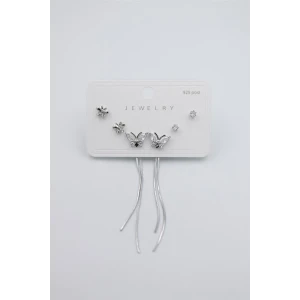 ieg™ Çoklu Set Küpe - Gümüş