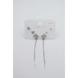 ieg™ Çoklu Set Küpe - Gümüş