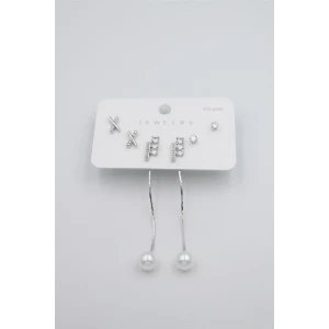 ieg™ Çoklu Set Küpe - Gümüş