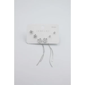 ieg™ Çoklu Set Küpe - Gümüş