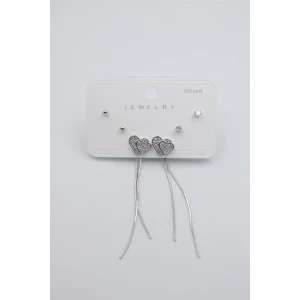 ieg™ Çoklu Set Küpe - Gümüş