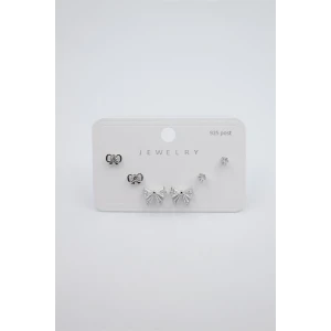 ieg™ Çoklu Set Küpe - Gümüş