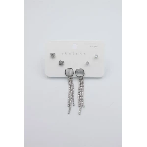 ieg™ Çoklu Set Küpe - Gümüş