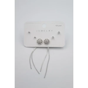 ieg™ Çoklu Set Küpe - Gümüş