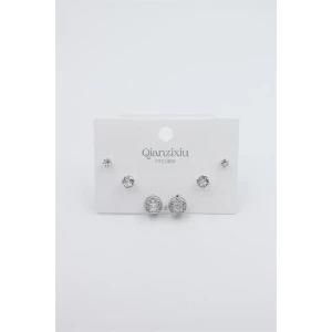 ieg™ Çoklu Set Küpe - Gümüş