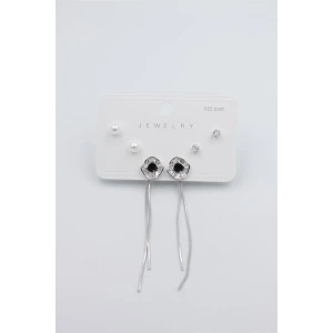 İEG Çoklu Set Küpe - Gümüş