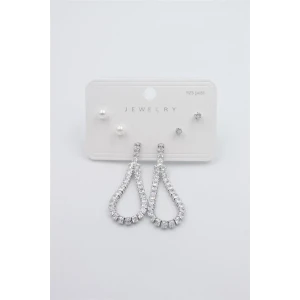 İEG Çoklu Set Küpe - Gümüş