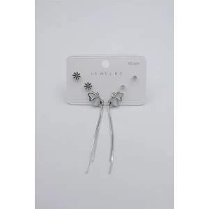 İEG Çoklu Set Küpe - Gümüş