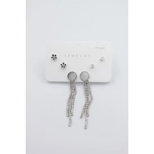 ieg™ Çoklu Set Küpe - Gümüş