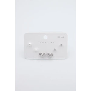 ieg™ Çoklu Set Küpe - Gümüş