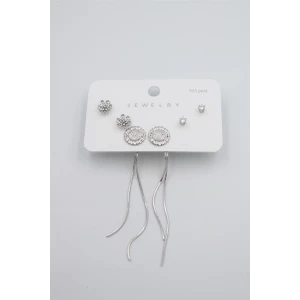 İEG Çoklu Set Küpe - Gümüş