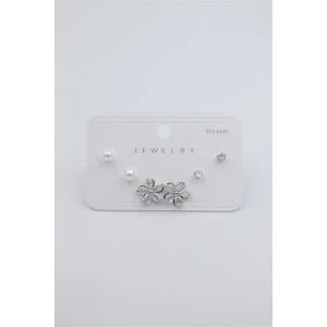 İEG Çoklu Set Küpe - Gümüş