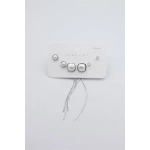 ieg™ Çoklu Set Küpe - Gümüş