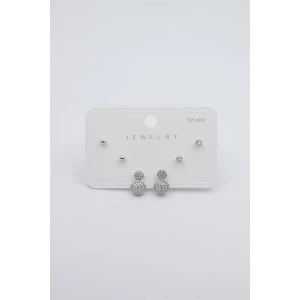 ieg™ Çoklu Set Küpe - Gümüş