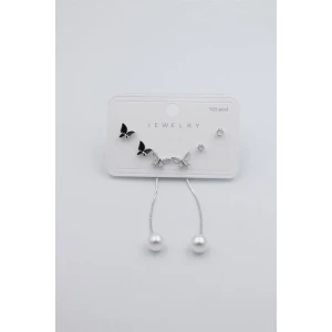 ieg™ Çoklu Set Küpe - Gümüş