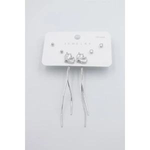 ieg™ Çoklu Set Küpe - Gümüş