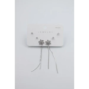 İEG Çoklu Set Küpe - Gümüş