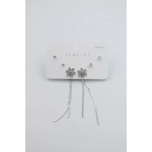 ieg™ Çoklu Set Küpe - Gümüş