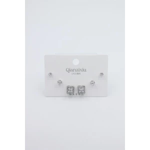 ieg™ Çoklu Set Küpe - Gümüş