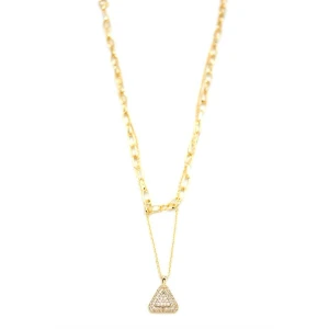 ieg™ Çoklu Üçgen Kolye - Altın