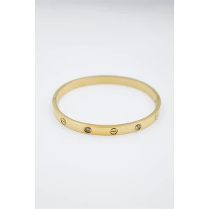 ieg™ CRT Model Taşlı Bilezik - Altın