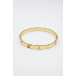 ieg™ CRT Model Taşsız Bilezik - Altın