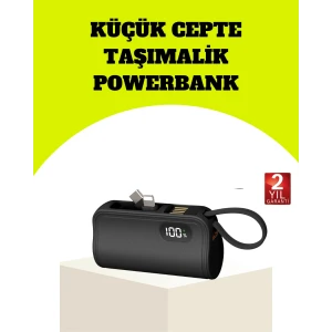ieg™ Dahili Type-C Konektörlü Mini 2000mAh Powerbank