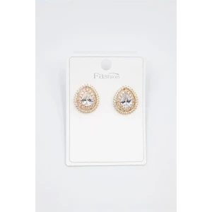 ieg™ Damla Taşlı Küpe - Altın