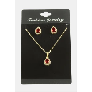 ieg™ Damla Zirkon Taşlı Set Kolye