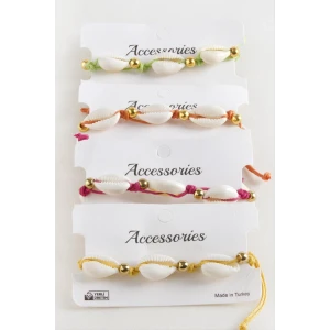 ieg™ Deniz Kabuğu Makrome İp Bileklik