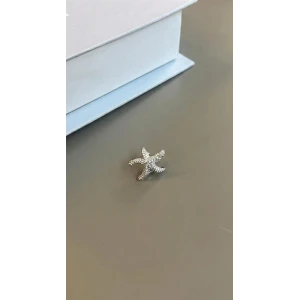 İEG Deniz Yıldızı Kıkırdak Küpe - Gümüş