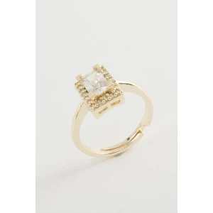 ieg™ Dikdörtgen Tek Taşlı Yüzük