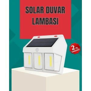 ieg™ Dış Mekan Solar Duvar Lambası – 120° Hareket Algılama, 3 Işık Modu