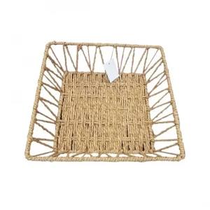 ieg™ Doğal Örgü Kare Sepet