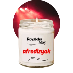 İEG Doğal Özel Seri Kokulu Dekoratif Kavanoz Mum 210 cc - Afrodizyak - RYL