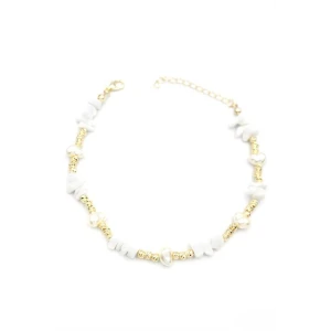 ieg™ Dorika Taş Halhal - Beyaz