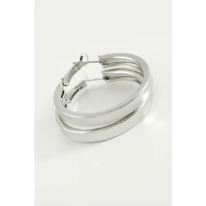 ieg™ Düz Kare Halka Küpe 4,5 cm