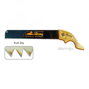 ieg™ Eco Lounge Abay Kurt Diş El Testere 38 cm - Ahşap Sap