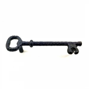 ieg™ Eco Lounge Antika Tarz Dekoratif Pirinç Anahtar Şeklinde Kapı Çekme Kolu, Mobilya, Sandık, Kutu Kulbu - 128mm, Oksit