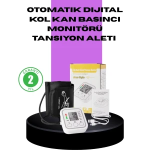 ieg™ Elektronik Tansiyon Ölçer LCD Dijital Ekranlı