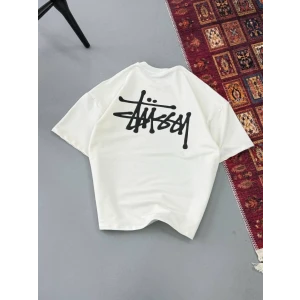 ieg™ Erkek Baskılı Oversize T-shirt - Beyaz