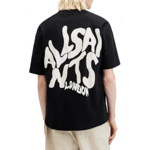 ieg™ Erkek Baskılı Oversize T-shirt - Siyah