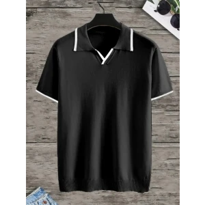 ieg™ Erkek Uzun Kollu Yakalı Triko Tişört