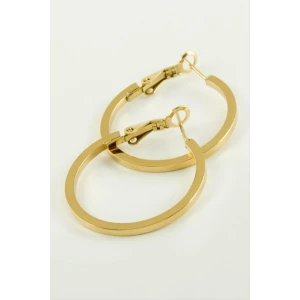 ieg™ Ezme Halka Lüks Çelik Küpe 2,5 cm