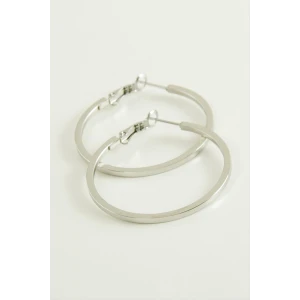 ieg™ Ezme Lüks Çelik Halka Küpe 4 cm